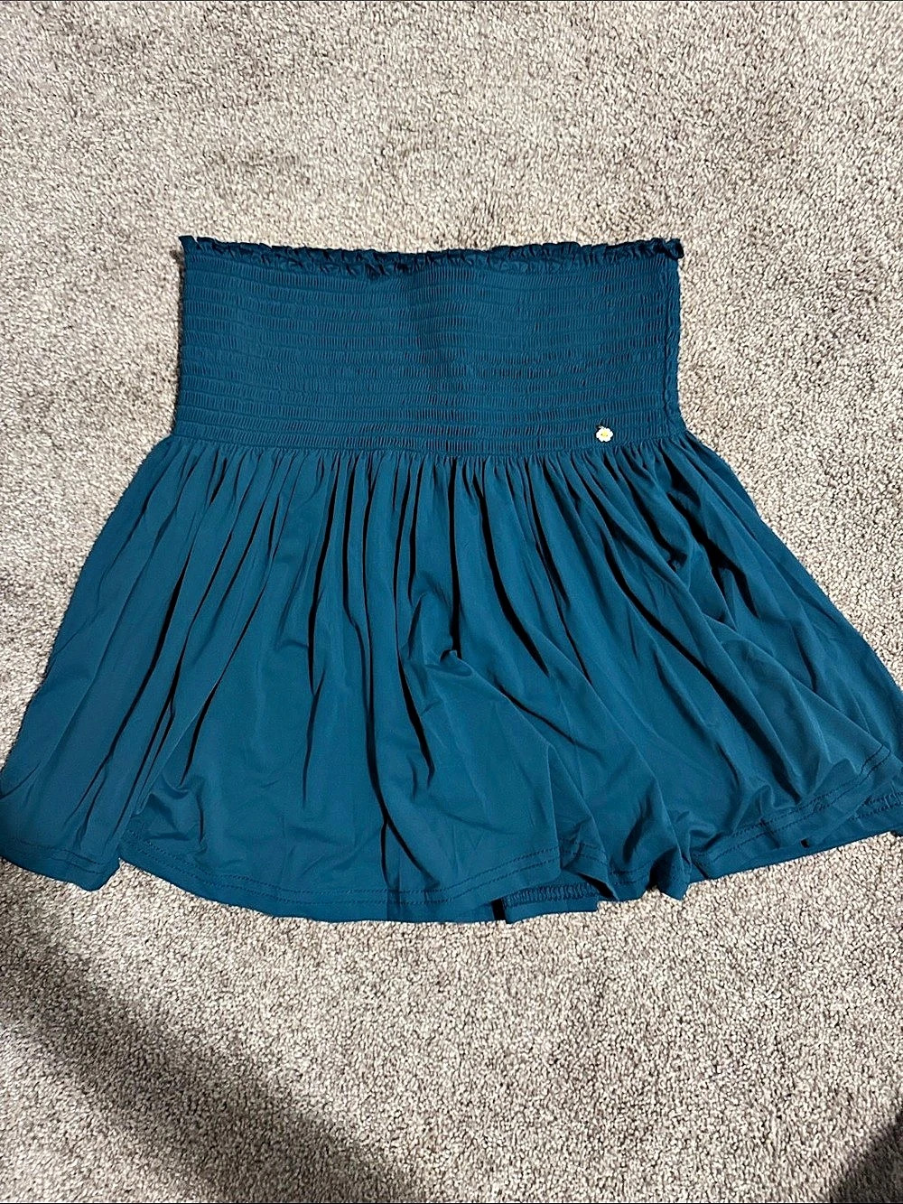 Natural Life Smocked Skort Blue Small